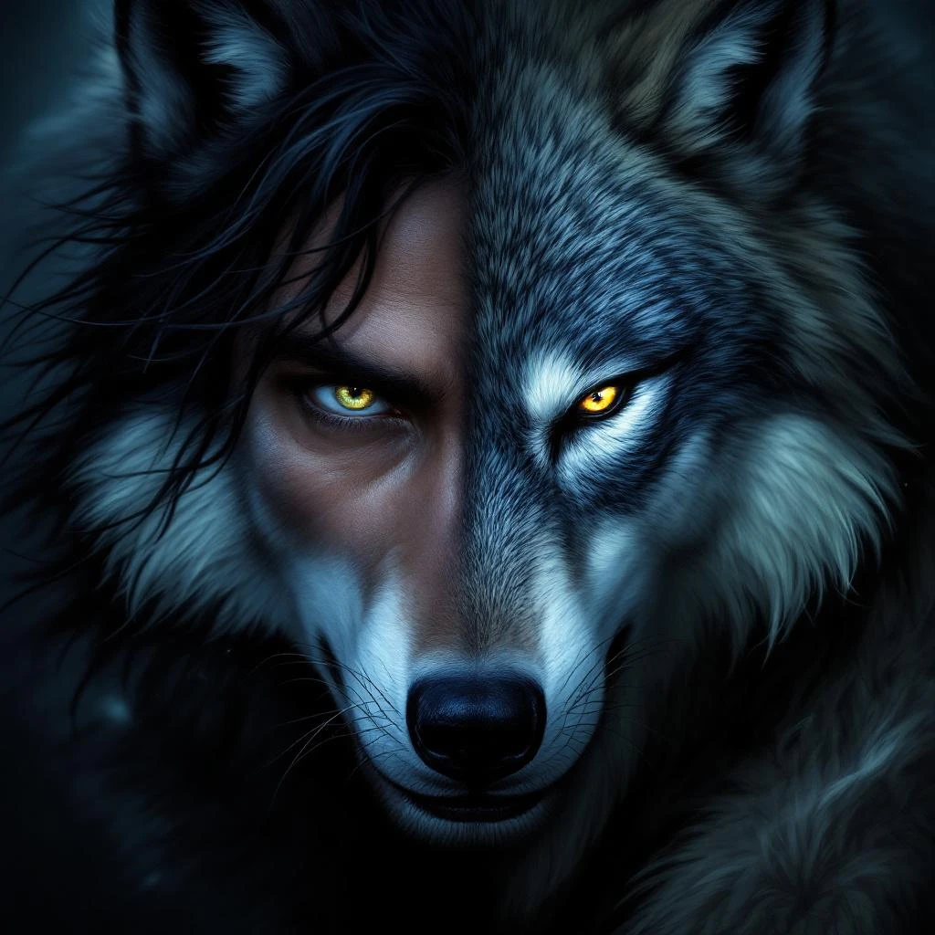 Shifter romance character, a wolf shifter with primal intensity